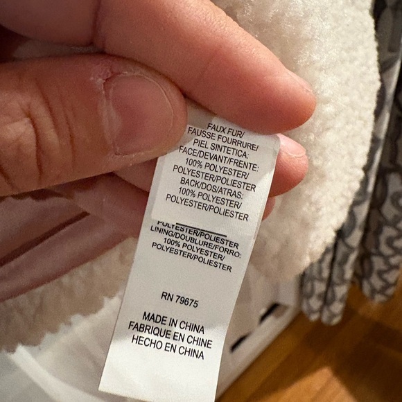 Lucky Brand Faux Fur Jacket - White - Picture 7 of 7